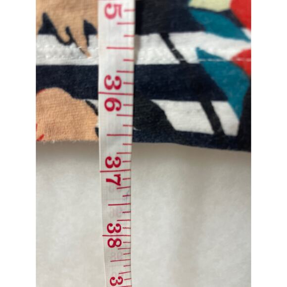 French Connection Women Black and White Stripe Floral High Neck Sleeveless Dress - Picture 6 of 6